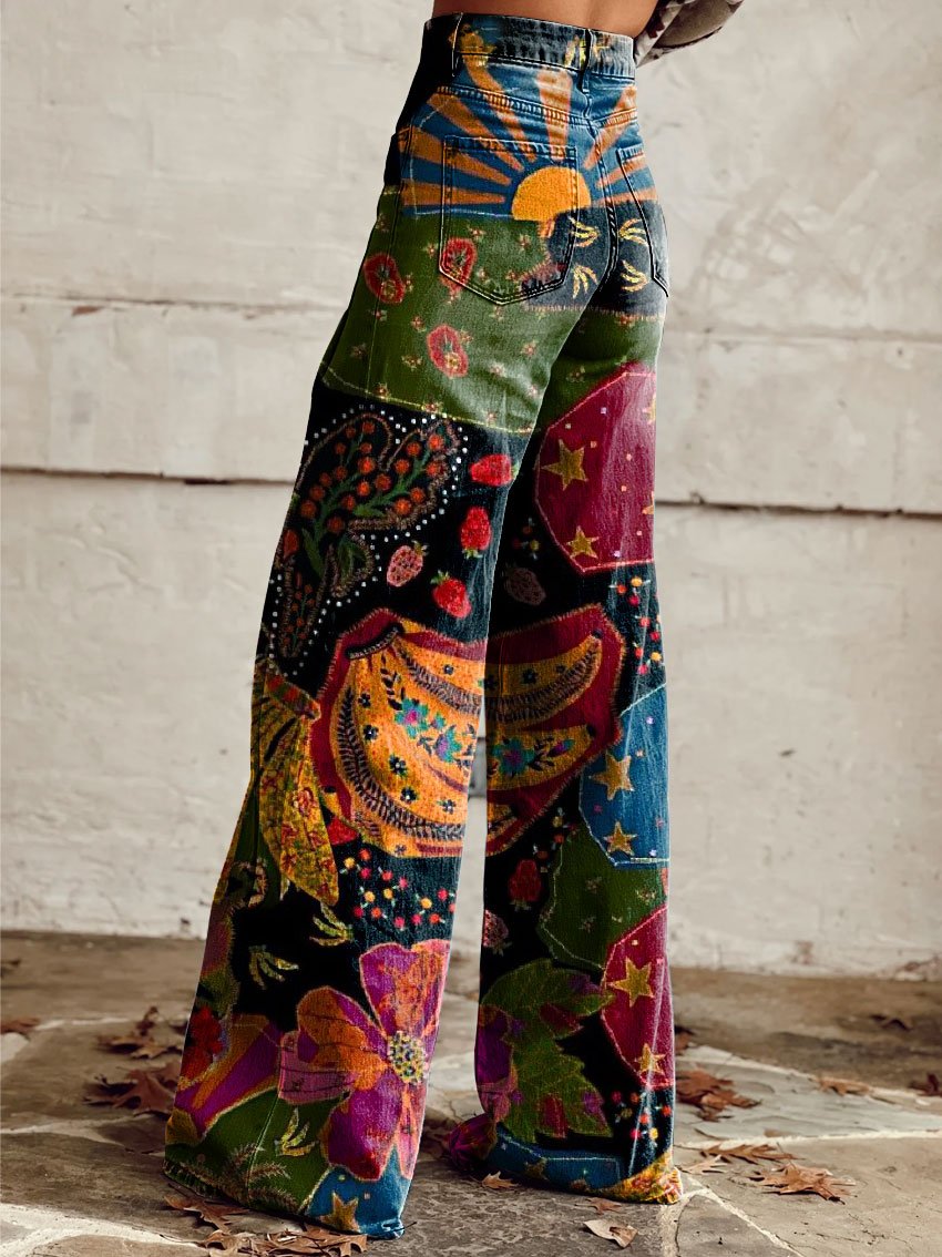 Boho Vintage Broek