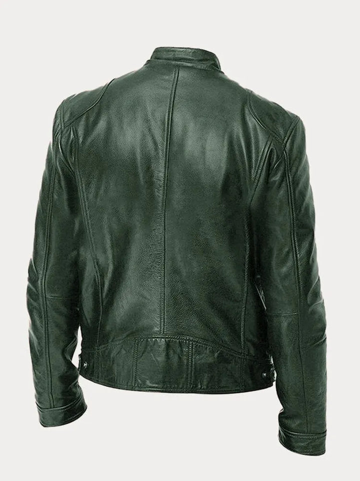 Victor Heren Casual Lederjas