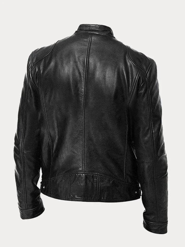 Victor Heren Casual Lederjas