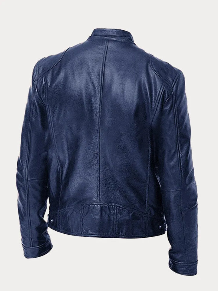 Victor Heren Casual Lederjas