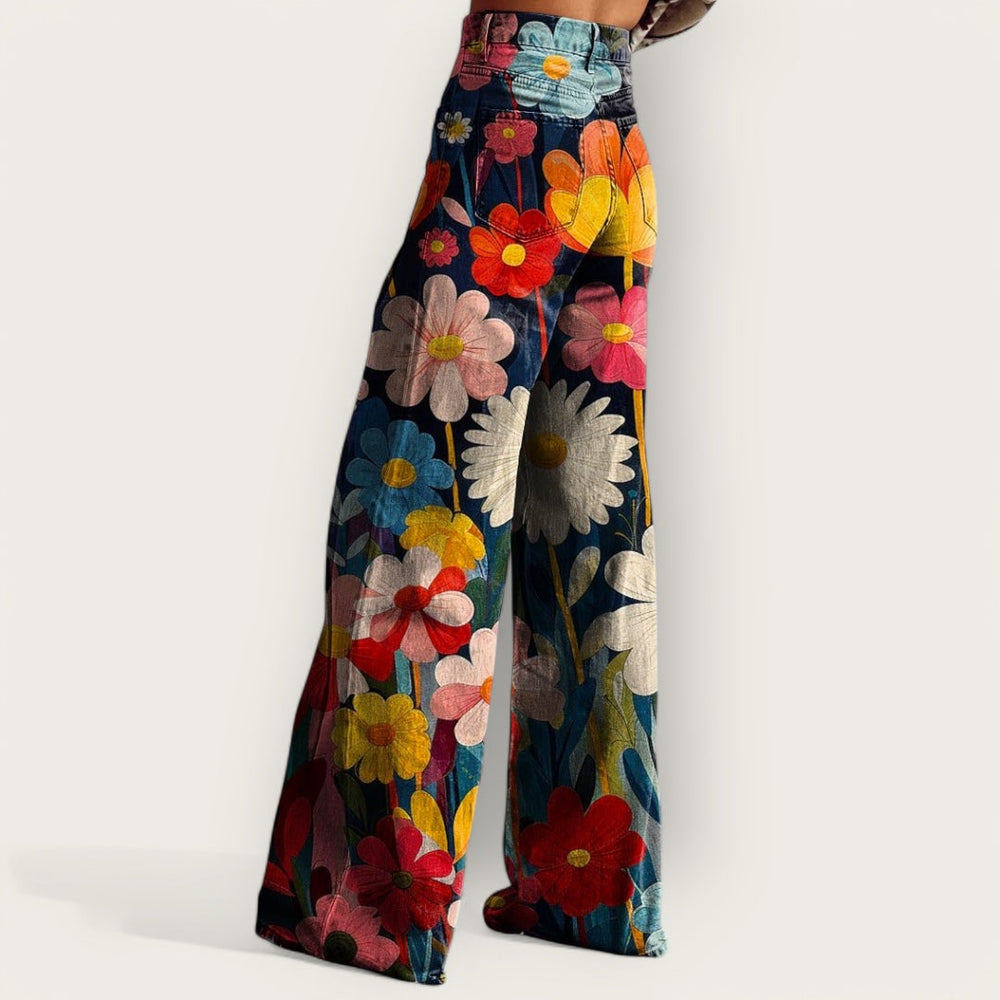 Chic Bloemige Broek