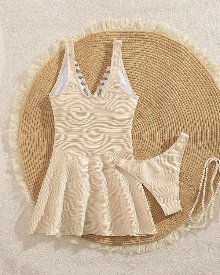Zwemmen Beige Baddrak